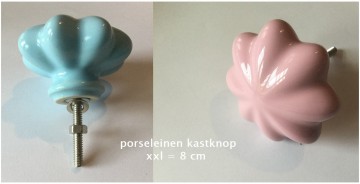 Porseleinen kastknopje xxl