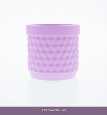 Potts bloempot lila siliconen