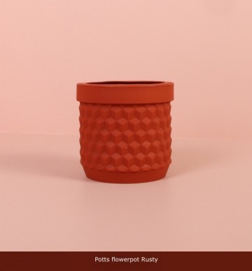 Potts bloempot rusty siliconen