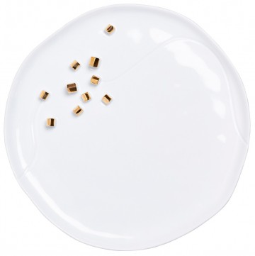 Rader plate village van bovenaf gezien