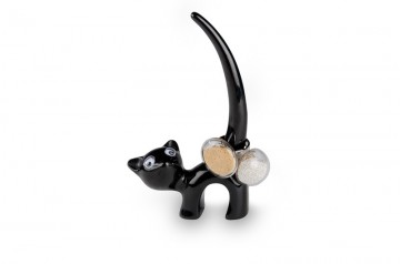 Ringhouder zwarte kat