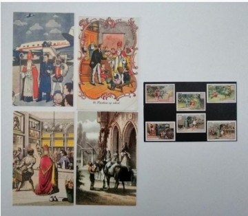 Sintkaarten set 5 stuks