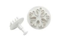 plunger set/2 sneeuwvlokken