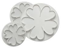 set uitsteekvormen waterlelie/anjers