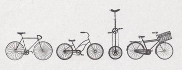 Stempel fiets de krantenkapper