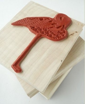 Stempel flamingo 1
