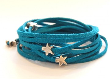 Suede veter met sterren