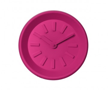 wall clock station in het roze