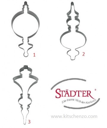 Stadter uitsteker kertsbal/piek in verschillende uitvoeringen