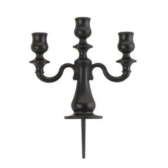 Umbra mini kandelaar voor op je taart, set roze+zwart