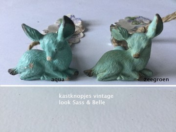 Vintage kastknopje hertje