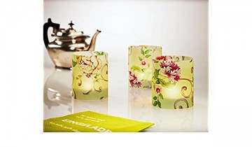 Windlicht barok groen