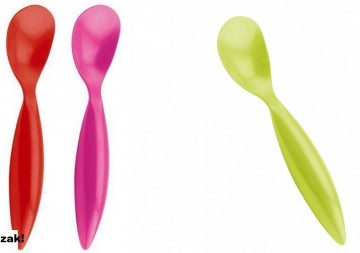 Zak eierlepeltje in diverse kleuren