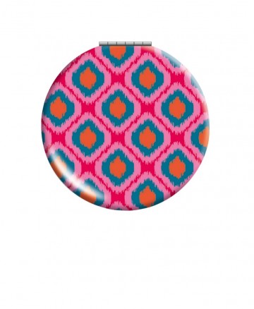 Zakspiegeltje ikat orange