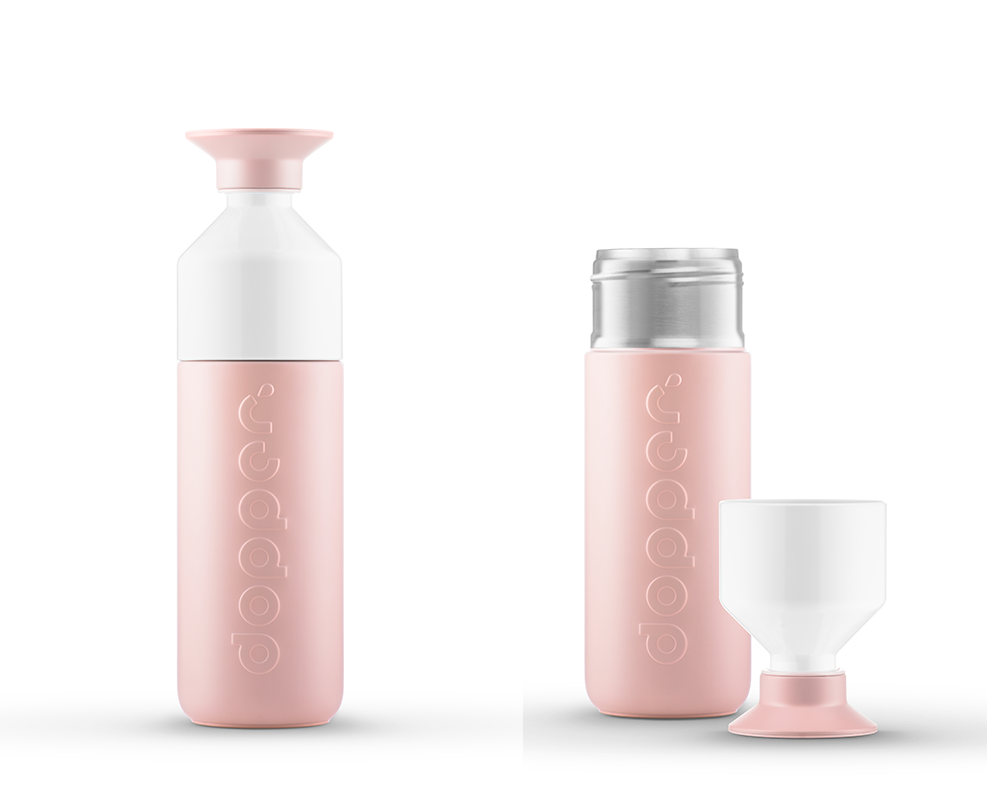 dopper pink insulated bij kitschenzo